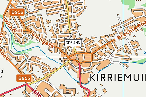 DD8 4HN map - OS VectorMap District (Ordnance Survey) DD8 4HN map - OS VectorMap District (Ordnance Survey)