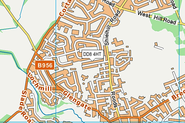 DD8 4HT map - OS VectorMap District (Ordnance Survey) DD8 4HT map - OS VectorMap District (Ordnance Survey)