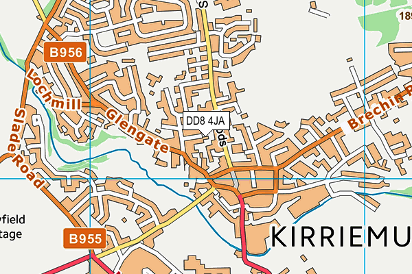 DD8 4JA map - OS VectorMap District (Ordnance Survey)
