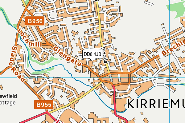 DD8 4JB map - OS VectorMap District (Ordnance Survey) DD8 4JB map - OS VectorMap District (Ordnance Survey)