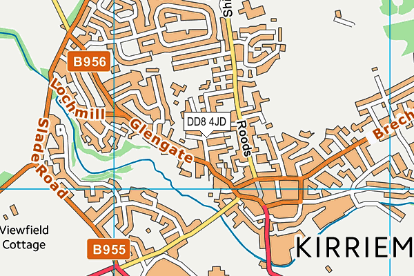 DD8 4JD map - OS VectorMap District (Ordnance Survey) DD8 4JD map - OS VectorMap District (Ordnance Survey)