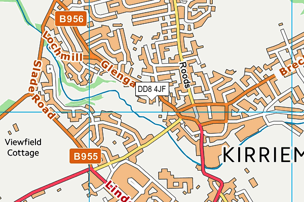 DD8 4JF map - OS VectorMap District (Ordnance Survey) DD8 4JF map - OS VectorMap District (Ordnance Survey)