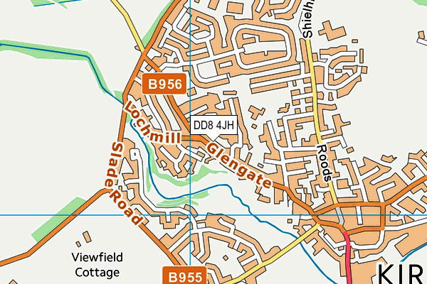 DD8 4JH map - OS VectorMap District (Ordnance Survey) DD8 4JH map - OS VectorMap District (Ordnance Survey)
