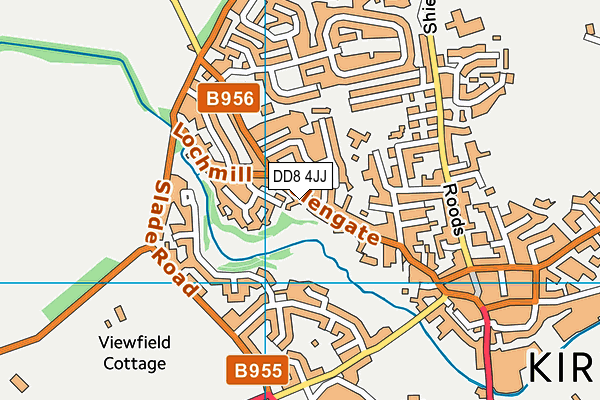 DD8 4JJ map - OS VectorMap District (Ordnance Survey) DD8 4JJ map - OS VectorMap District (Ordnance Survey)