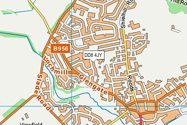 DD8 4JY map - OS VectorMap District (Ordnance Survey) DD8 4JY map - OS VectorMap District (Ordnance Survey)