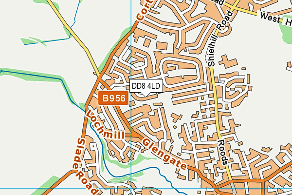 DD8 4LD map - OS VectorMap District (Ordnance Survey) DD8 4LD map - OS VectorMap District (Ordnance Survey)