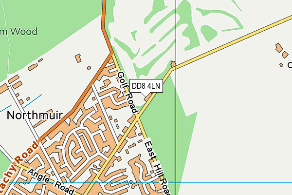 DD8 4LN map - OS VectorMap District (Ordnance Survey) DD8 4LN map - OS VectorMap District (Ordnance Survey)