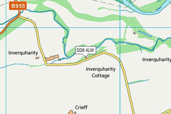 DD8 4LW map - OS VectorMap District (Ordnance Survey) DD8 4LW map - OS VectorMap District (Ordnance Survey)