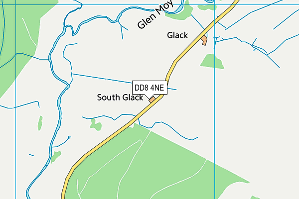 DD8 4NE map - OS VectorMap District (Ordnance Survey) DD8 4NE map - OS VectorMap District (Ordnance Survey)