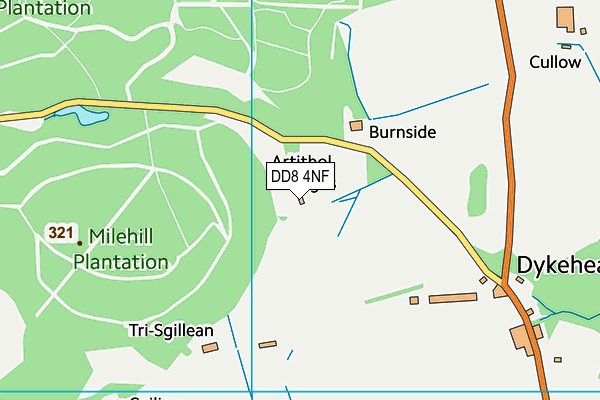 DD8 4NF map - OS VectorMap District (Ordnance Survey) DD8 4NF map - OS VectorMap District (Ordnance Survey)