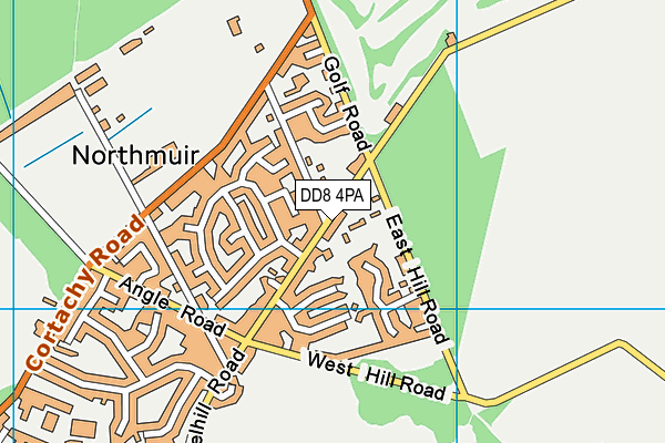 DD8 4PA map - OS VectorMap District (Ordnance Survey) DD8 4PA map - OS VectorMap District (Ordnance Survey)