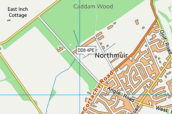 DD8 4PE map - OS VectorMap District (Ordnance Survey) DD8 4PE map - OS VectorMap District (Ordnance Survey)