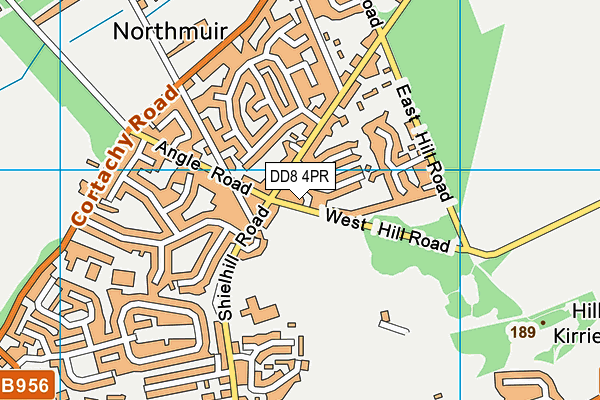 DD8 4PR map - OS VectorMap District (Ordnance Survey) DD8 4PR map - OS VectorMap District (Ordnance Survey)