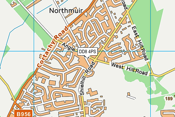 DD8 4PS map - OS VectorMap District (Ordnance Survey) DD8 4PS map - OS VectorMap District (Ordnance Survey)