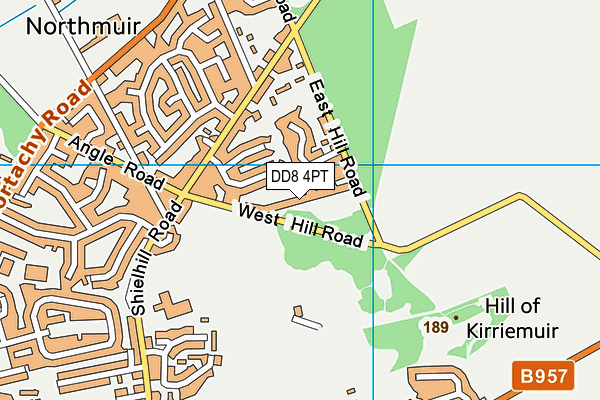 DD8 4PT map - OS VectorMap District (Ordnance Survey) DD8 4PT map - OS VectorMap District (Ordnance Survey)