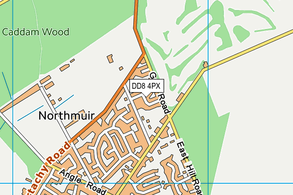 DD8 4PX map - OS VectorMap District (Ordnance Survey) DD8 4PX map - OS VectorMap District (Ordnance Survey)