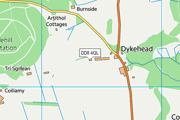 DD8 4QL map - OS VectorMap District (Ordnance Survey) DD8 4QL map - OS VectorMap District (Ordnance Survey)