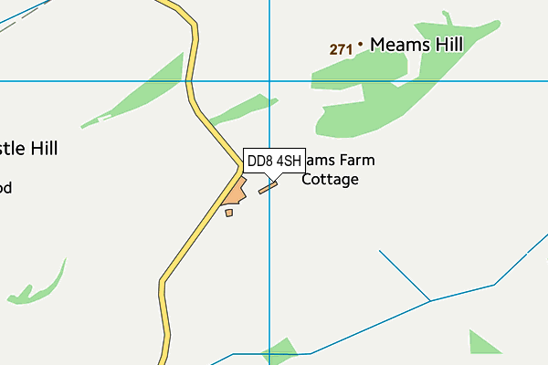 DD8 4SH map - OS VectorMap District (Ordnance Survey) DD8 4SH map - OS VectorMap District (Ordnance Survey)