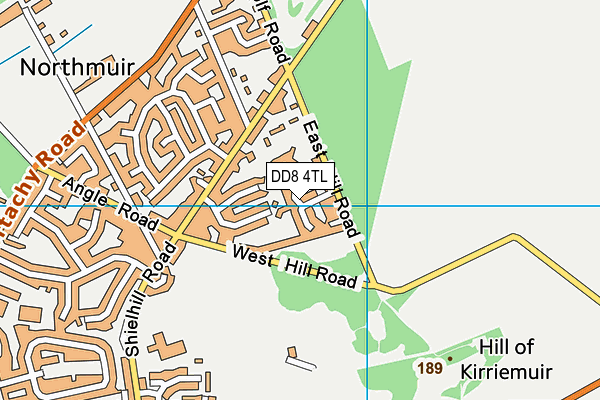 DD8 4TL map - OS VectorMap District (Ordnance Survey) DD8 4TL map - OS VectorMap District (Ordnance Survey)