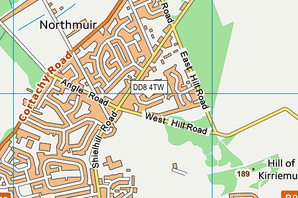 DD8 4TW map - OS VectorMap District (Ordnance Survey) DD8 4TW map - OS VectorMap District (Ordnance Survey)