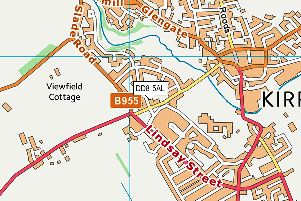 DD8 5AL map - OS VectorMap District (Ordnance Survey)