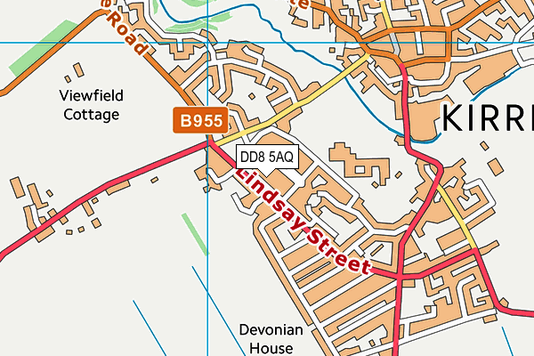 DD8 5AQ map - OS VectorMap District (Ordnance Survey) DD8 5AQ map - OS VectorMap District (Ordnance Survey)