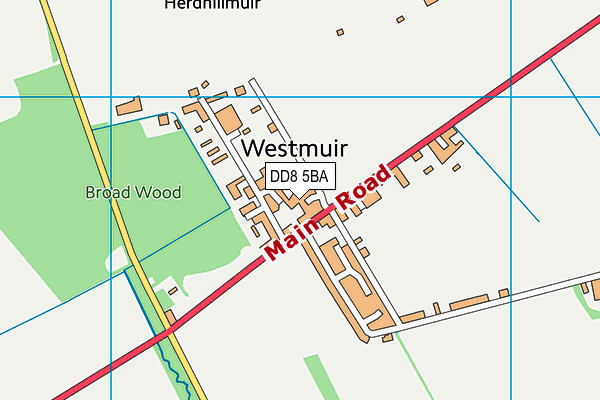 DD8 5BA map - OS VectorMap District (Ordnance Survey) DD8 5BA map - OS VectorMap District (Ordnance Survey)
