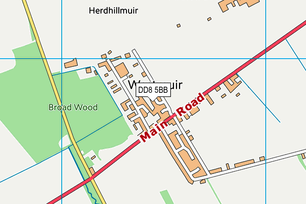 DD8 5BB map - OS VectorMap District (Ordnance Survey) DD8 5BB map - OS VectorMap District (Ordnance Survey)