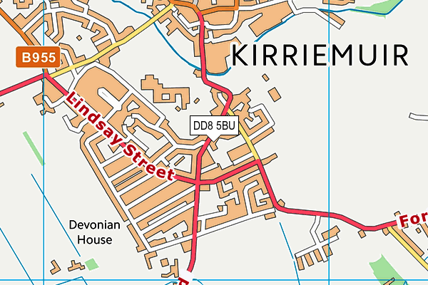 DD8 5BU map - OS VectorMap District (Ordnance Survey) DD8 5BU map - OS VectorMap District (Ordnance Survey)