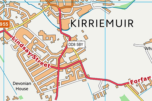 DD8 5BY map - OS VectorMap District (Ordnance Survey)