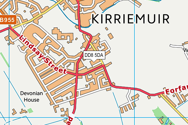 DD8 5DA map - OS VectorMap District (Ordnance Survey) DD8 5DA map - OS VectorMap District (Ordnance Survey)