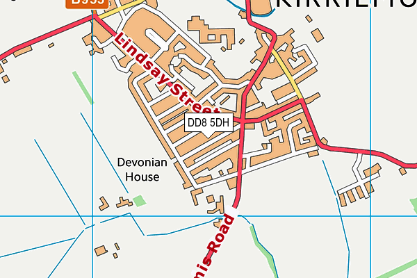 DD8 5DH map - OS VectorMap District (Ordnance Survey) DD8 5DH map - OS VectorMap District (Ordnance Survey)