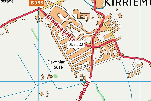 DD8 5DJ map - OS VectorMap District (Ordnance Survey) DD8 5DJ map - OS VectorMap District (Ordnance Survey)