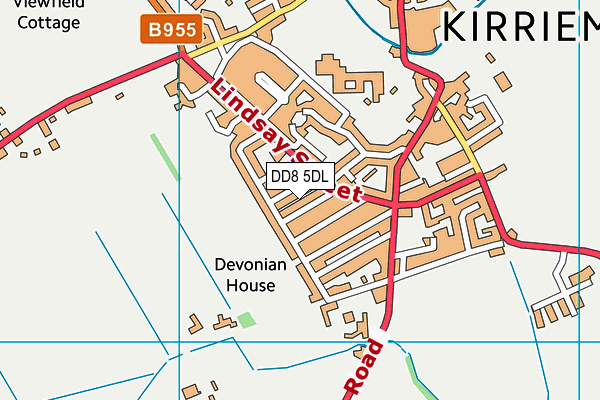 DD8 5DL map - OS VectorMap District (Ordnance Survey) DD8 5DL map - OS VectorMap District (Ordnance Survey)