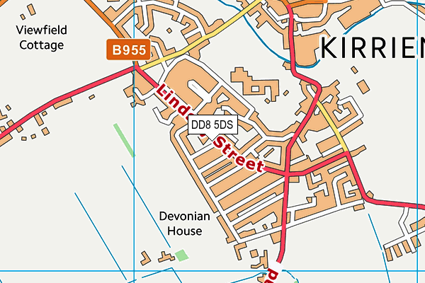 DD8 5DS map - OS VectorMap District (Ordnance Survey) DD8 5DS map - OS VectorMap District (Ordnance Survey)