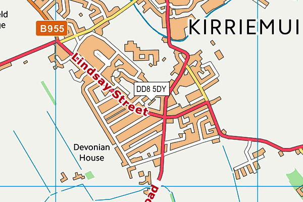 DD8 5DY map - OS VectorMap District (Ordnance Survey) DD8 5DY map - OS VectorMap District (Ordnance Survey)
