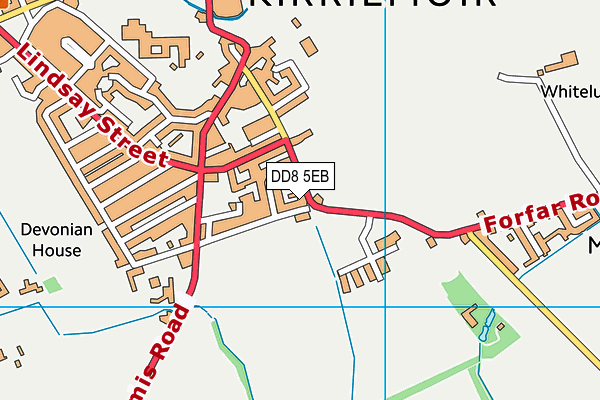 DD8 5EB map - OS VectorMap District (Ordnance Survey) DD8 5EB map - OS VectorMap District (Ordnance Survey)