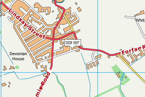 DD8 5EF map - OS VectorMap District (Ordnance Survey) DD8 5EF map - OS VectorMap District (Ordnance Survey)