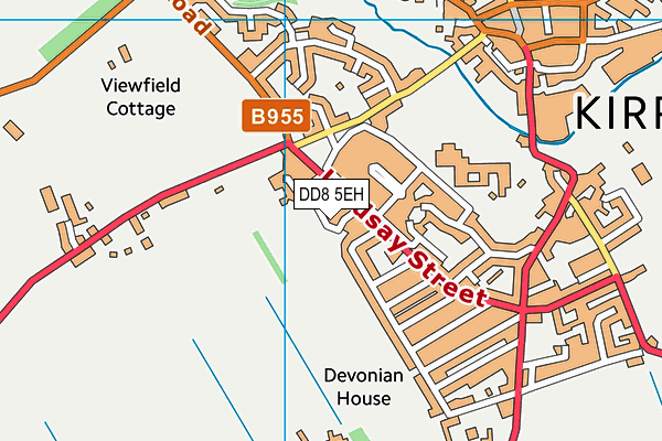 DD8 5EH map - OS VectorMap District (Ordnance Survey)
