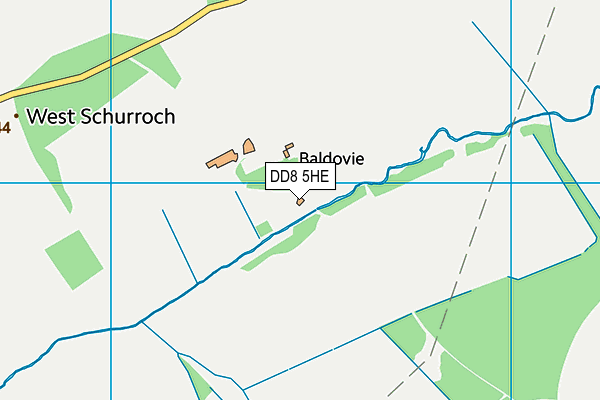DD8 5HE map - OS VectorMap District (Ordnance Survey) DD8 5HE map - OS VectorMap District (Ordnance Survey)