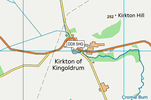 DD8 5HG map - OS VectorMap District (Ordnance Survey) DD8 5HG map - OS VectorMap District (Ordnance Survey)