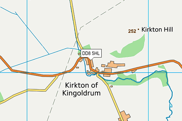 DD8 5HL map - OS VectorMap District (Ordnance Survey)