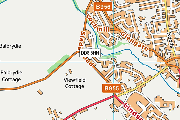 DD8 5HN map - OS VectorMap District (Ordnance Survey)