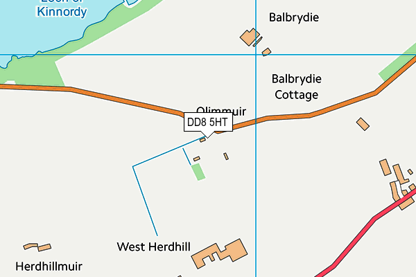 DD8 5HT map - OS VectorMap District (Ordnance Survey)