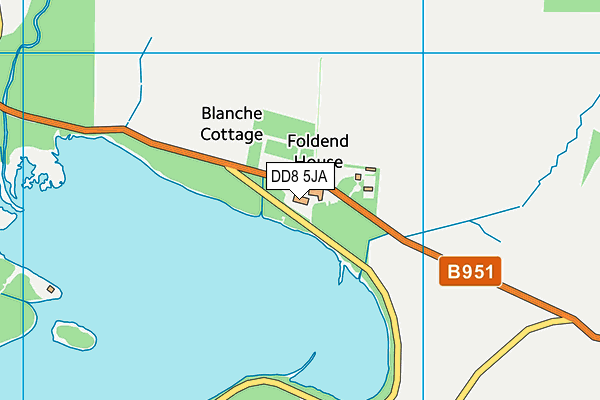 DD8 5JA map - OS VectorMap District (Ordnance Survey)