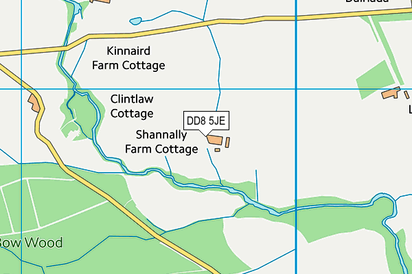 DD8 5JE map - OS VectorMap District (Ordnance Survey) DD8 5JE map - OS VectorMap District (Ordnance Survey)