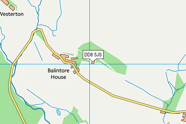 DD8 5JS map - OS VectorMap District (Ordnance Survey)