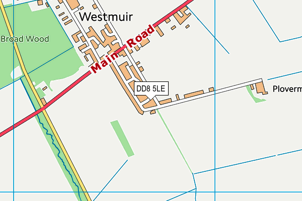 DD8 5LE map - OS VectorMap District (Ordnance Survey) DD8 5LE map - OS VectorMap District (Ordnance Survey)