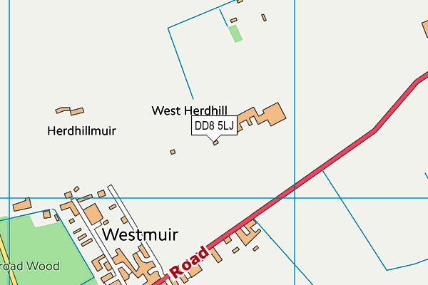 DD8 5LJ map - OS VectorMap District (Ordnance Survey) DD8 5LJ map - OS VectorMap District (Ordnance Survey)