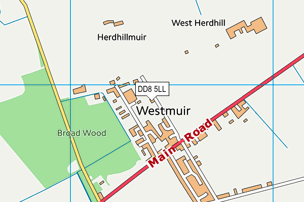DD8 5LL map - OS VectorMap District (Ordnance Survey) DD8 5LL map - OS VectorMap District (Ordnance Survey)